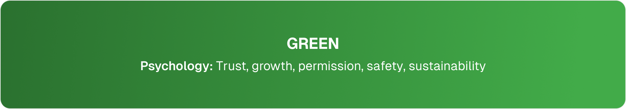 green color psychology in email marketing