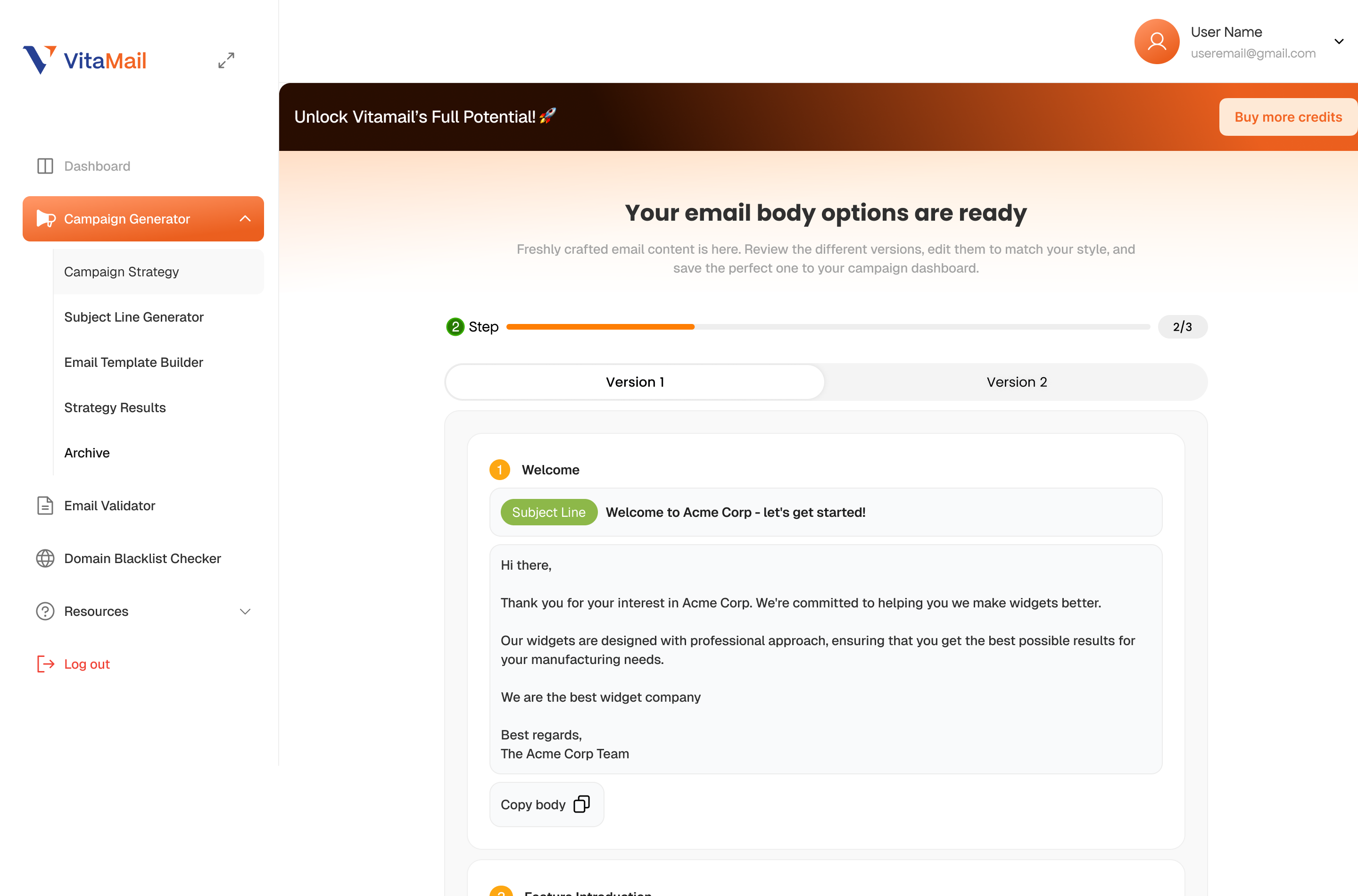 ai email generator