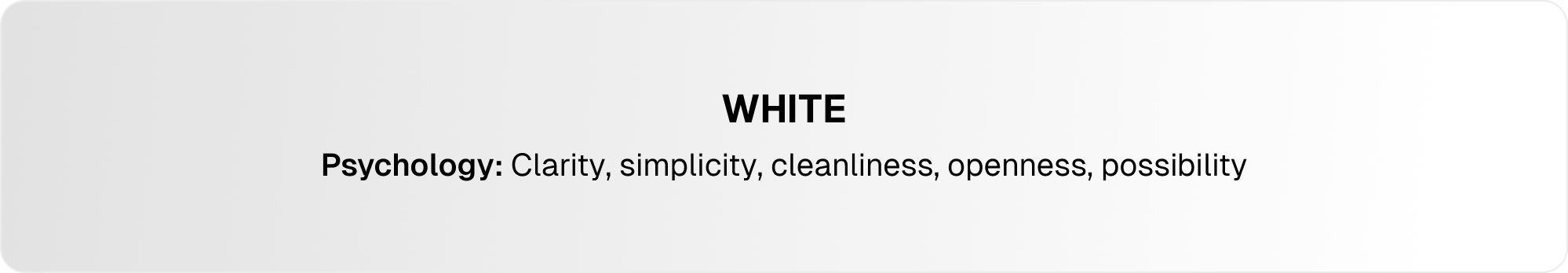 white color psychology in email marketing