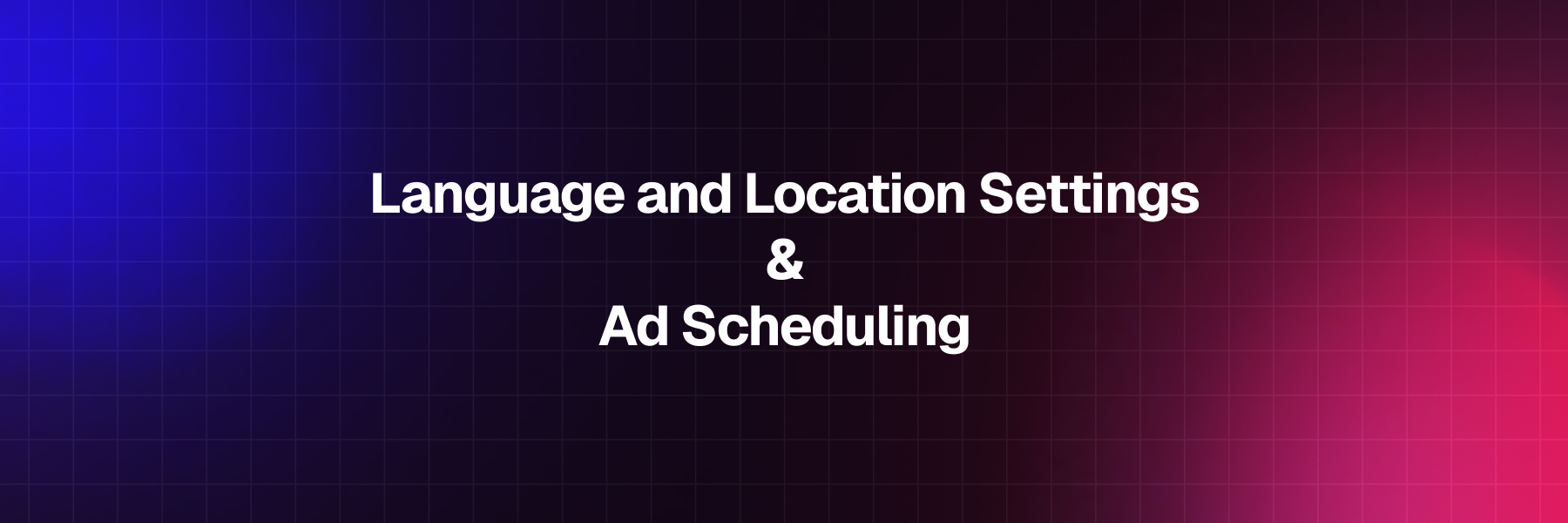 google ads setup