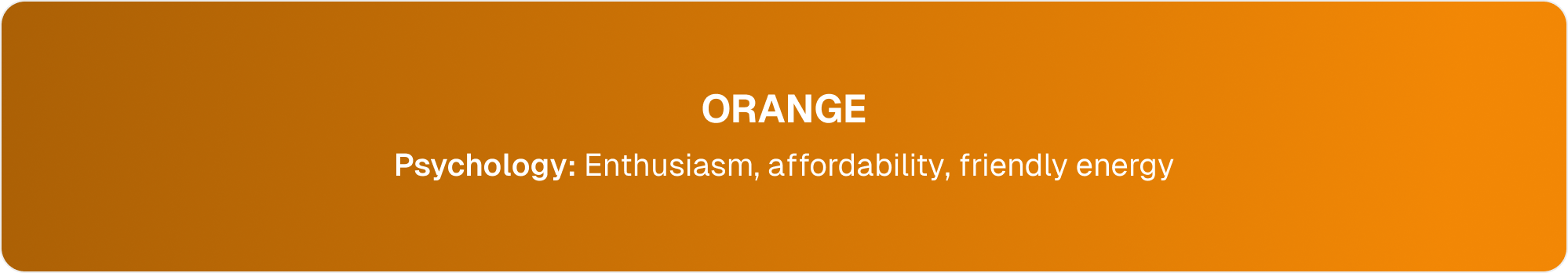 orange color psychology in email marketing