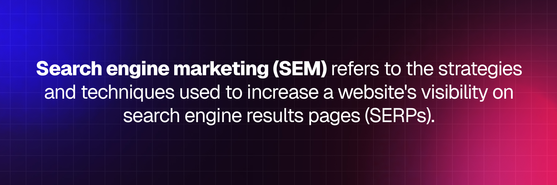 search engine marketing