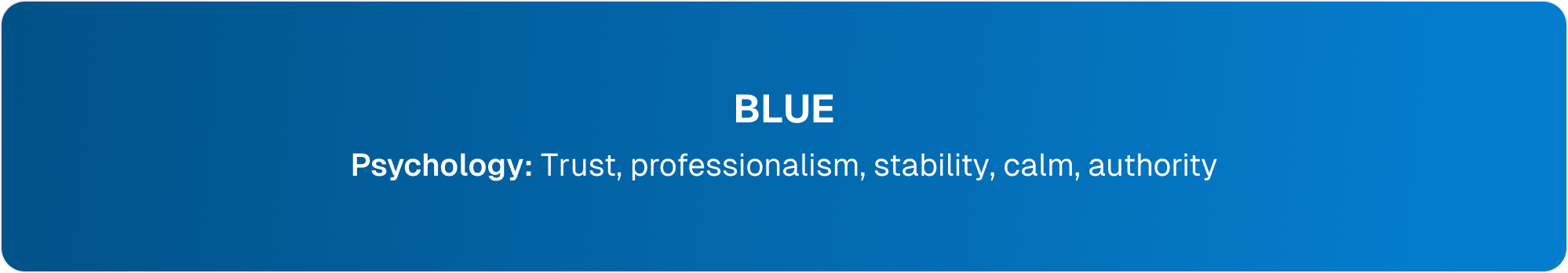 blue color psychology in email marketing