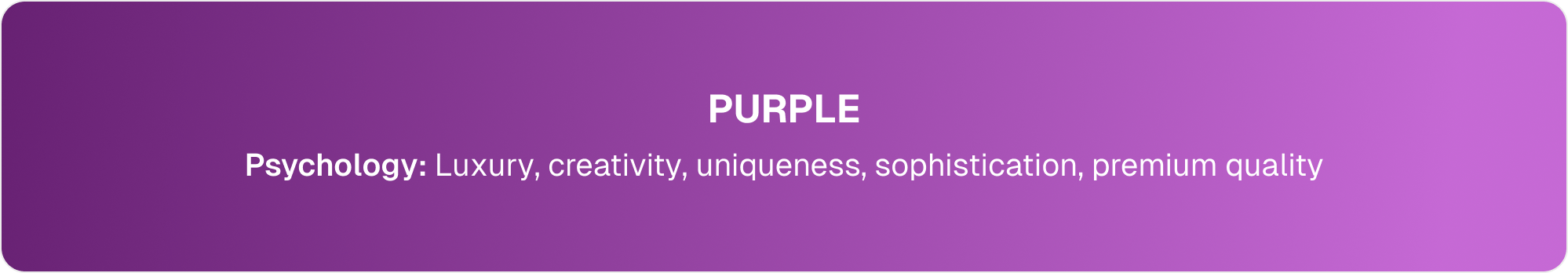 purple color psychology in email marketing