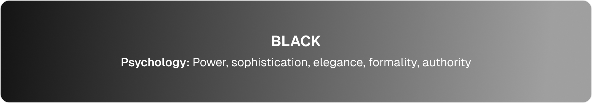 black color psychology in email marketing