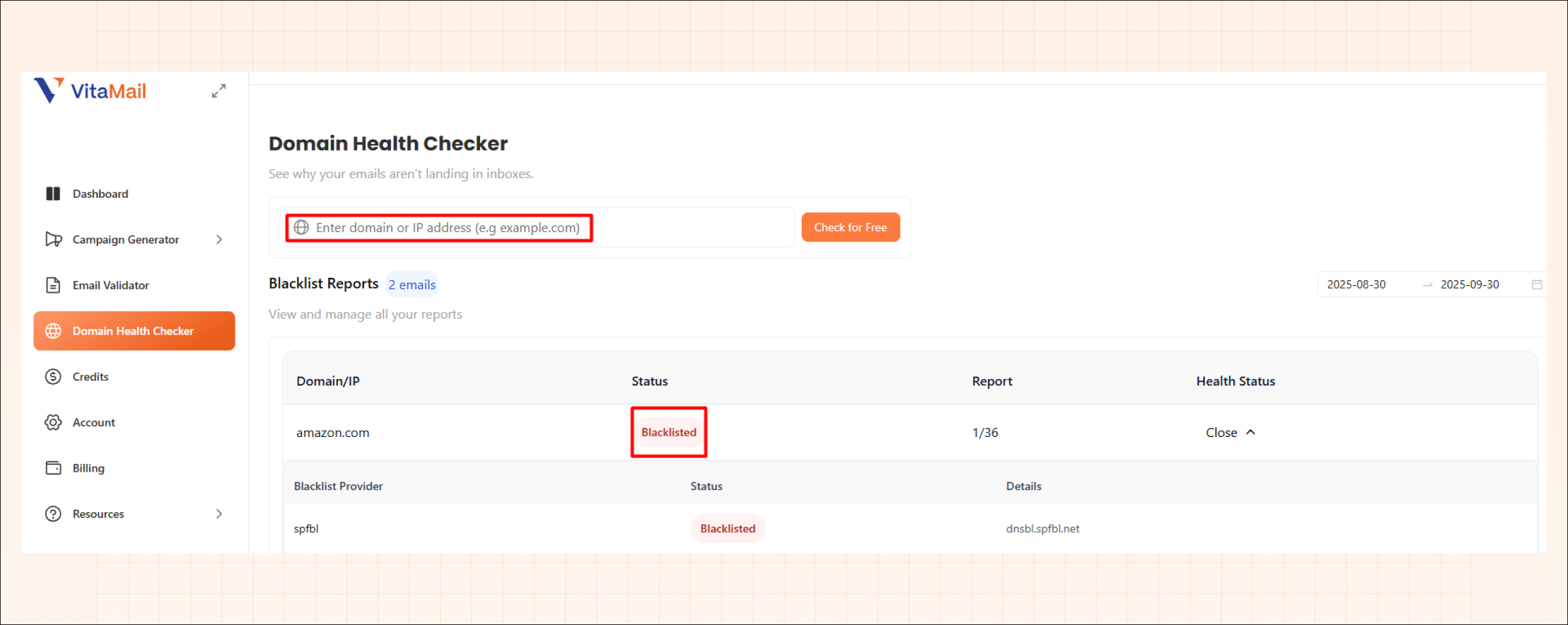 free domain health checker